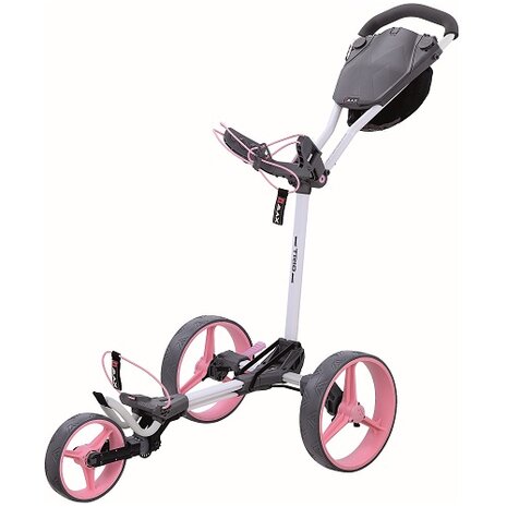 Big Max Blade Trio Golftrolley, wit/roze