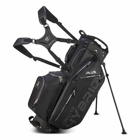 Big Max Dri Lite Hybrid Plus Standbag Golftas, zwart