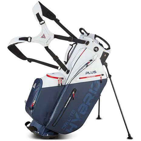 Big Max Dri Lite Hybrid Plus Standbag Golftas, Navy/Wit