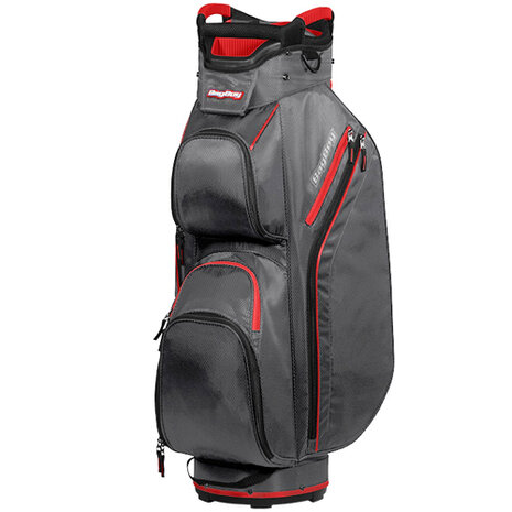 BagBoy Super Lite Cartbag, grijs/rood